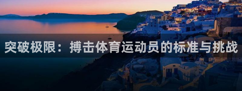 突破极限：搏击体育运动员的标准与挑战