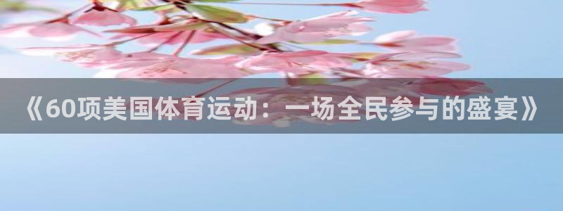 《60项美国体育运动：一场全民参与的盛宴》
